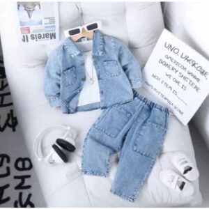 Boys Denim Two-piece Set