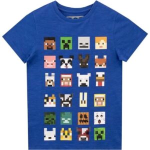 Character Print Boys Tee - Blue