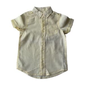 Light Cotton Denim Shirt Yellow
