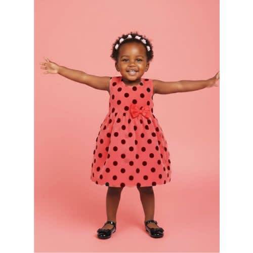Red Polkadot Children Dress