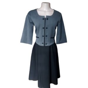 The "elegant Line Classic Ensemble" - A Sophisticated Two-piece Dress